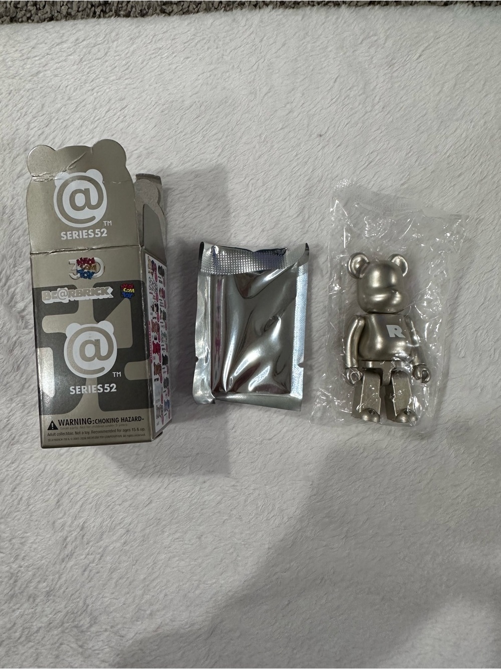 Bearbrick Series 52, Basic Gold Chrome “R”
